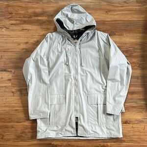 Totes Women’s Beige Flannel Lined Rain Parka